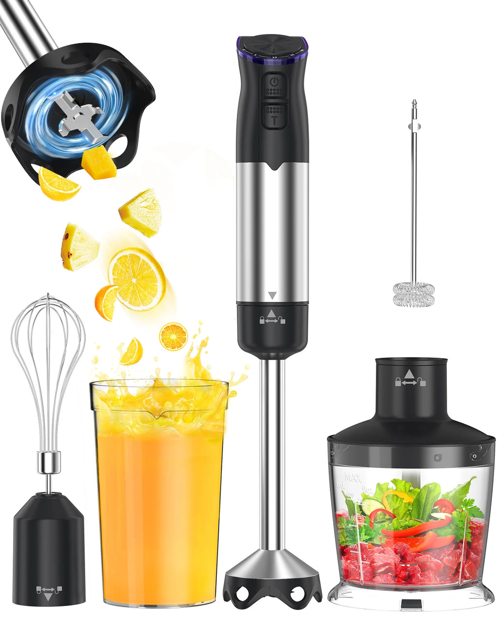 Premium 5-in-1 Handheld Immersion Blender™