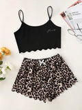 Luxury Leopard Print Sleepwear Set™